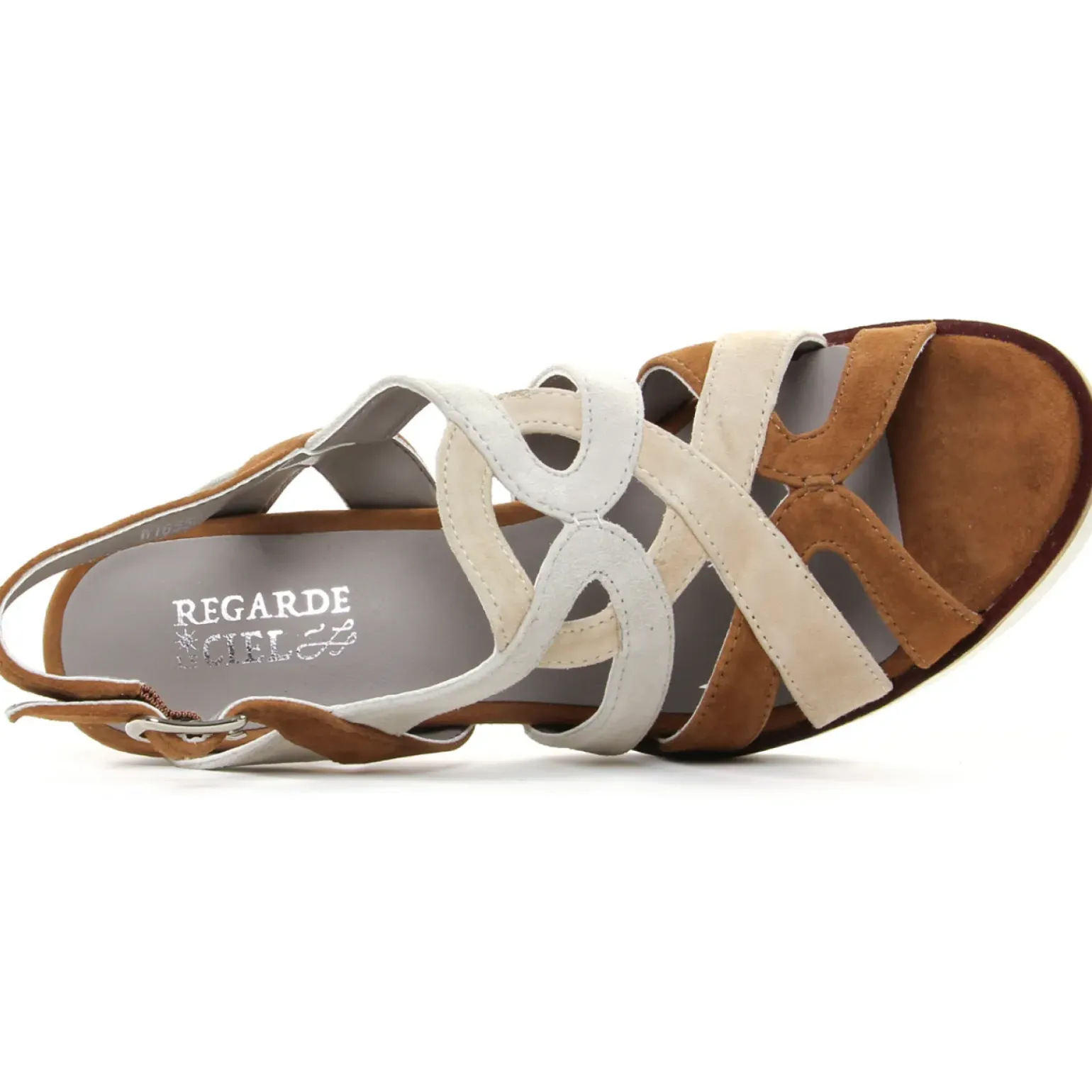 Nu-Pieds Talons Hauts Regarde Le Ciel Sylvie-63 Beige Marron