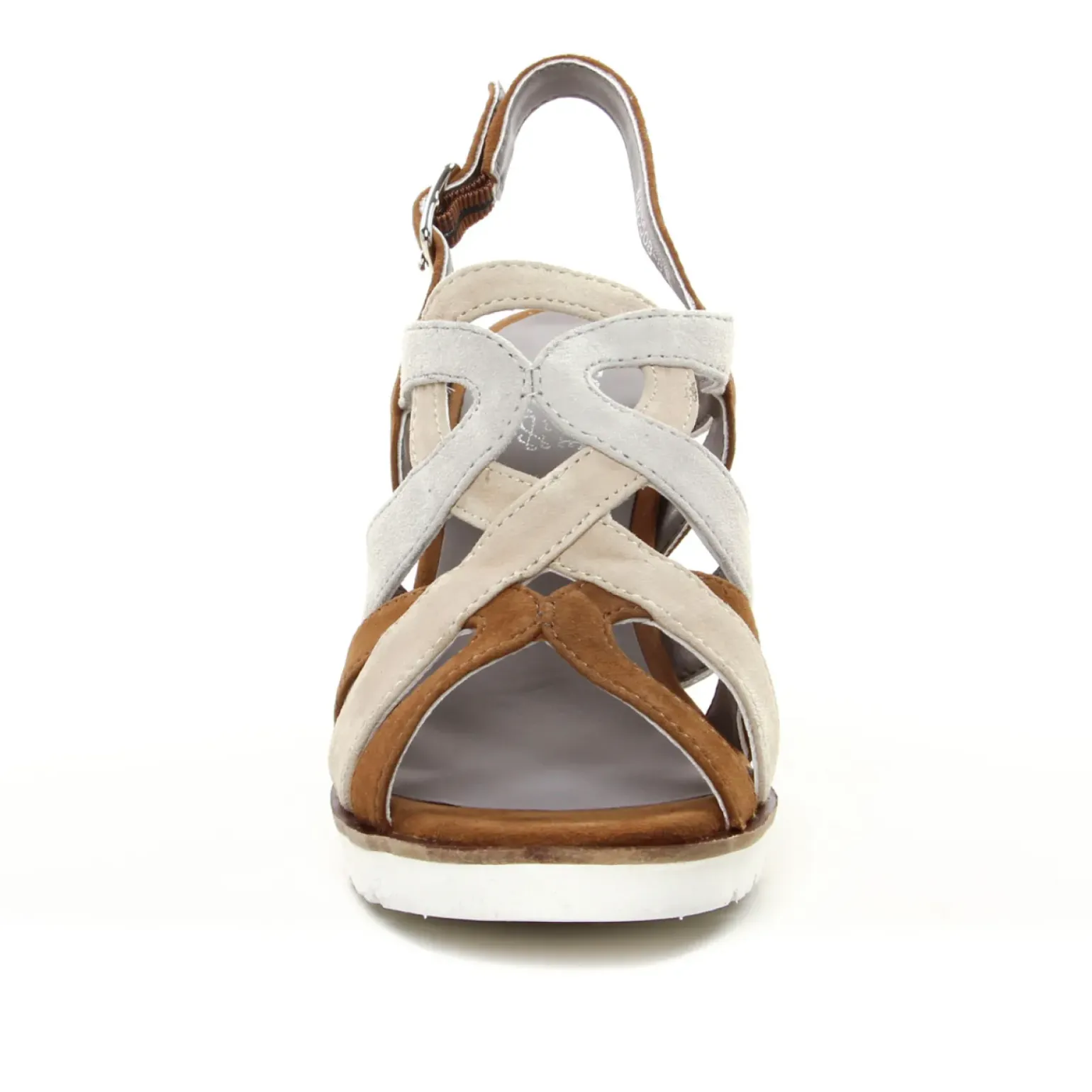 Nu-Pieds Talons Hauts Regarde Le Ciel Sylvie-63 Beige Marron