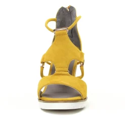 Nu-Pieds Talons Hauts Regarde Le Ciel Sylvie-47 Yellow