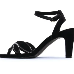 Nu-Pieds Talons Hauts Vanessa Wu Aveline Sd2768 Noir