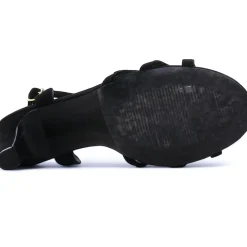 Nu-Pieds Talons Hauts Vanessa Wu Aveline Sd2768 Noir