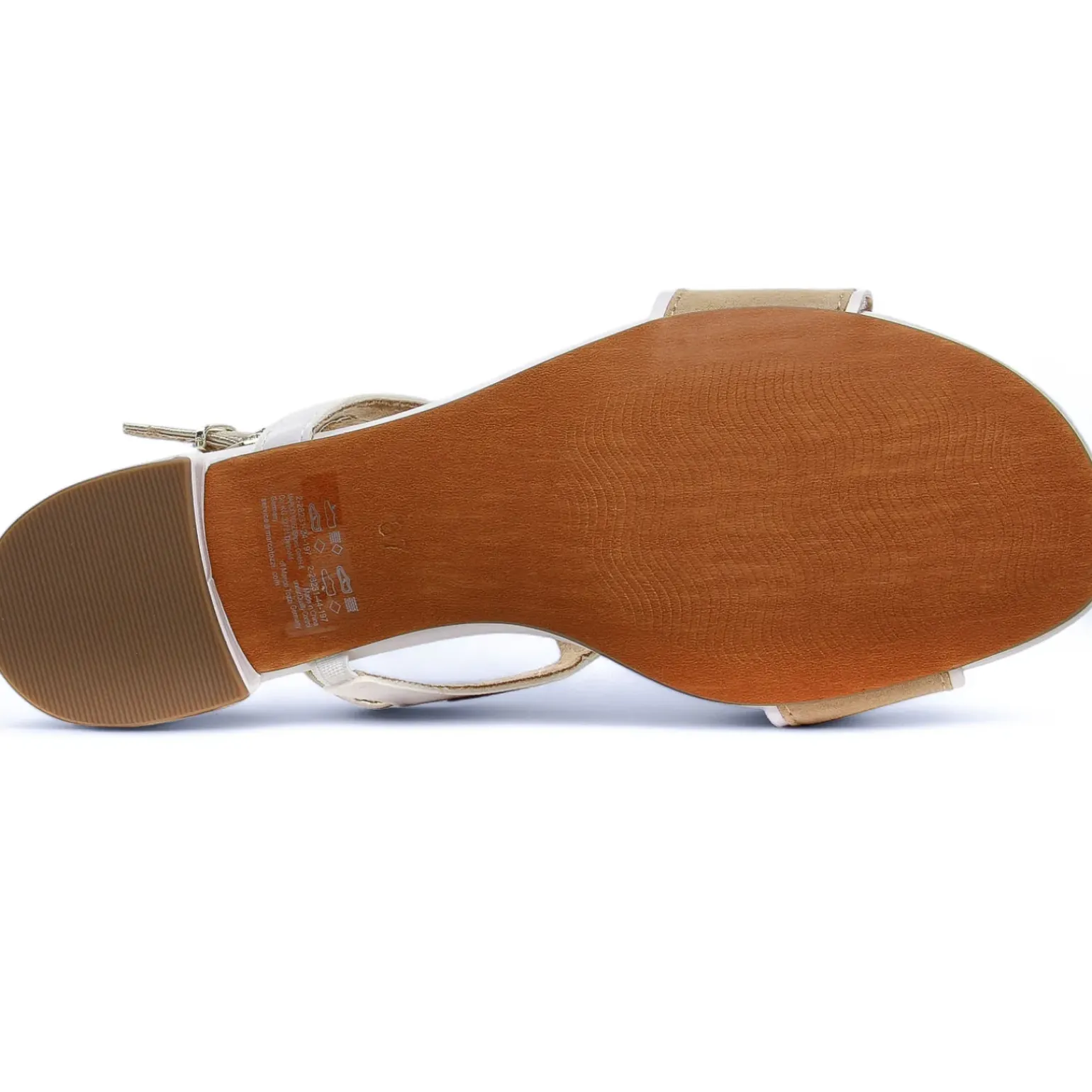 Nu-Pieds Trotteurs Marco Tozzi 28231 White Comb