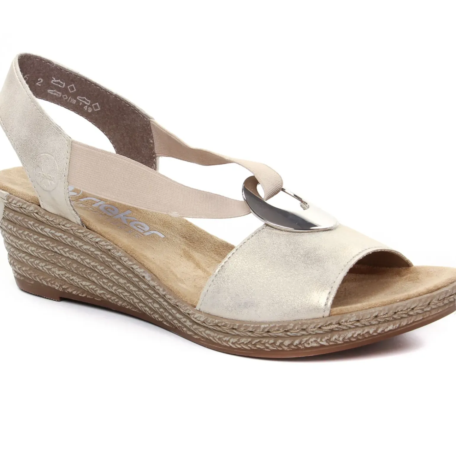 Nu-Pieds Trotteurs Rieker 624H6-60 Muschel