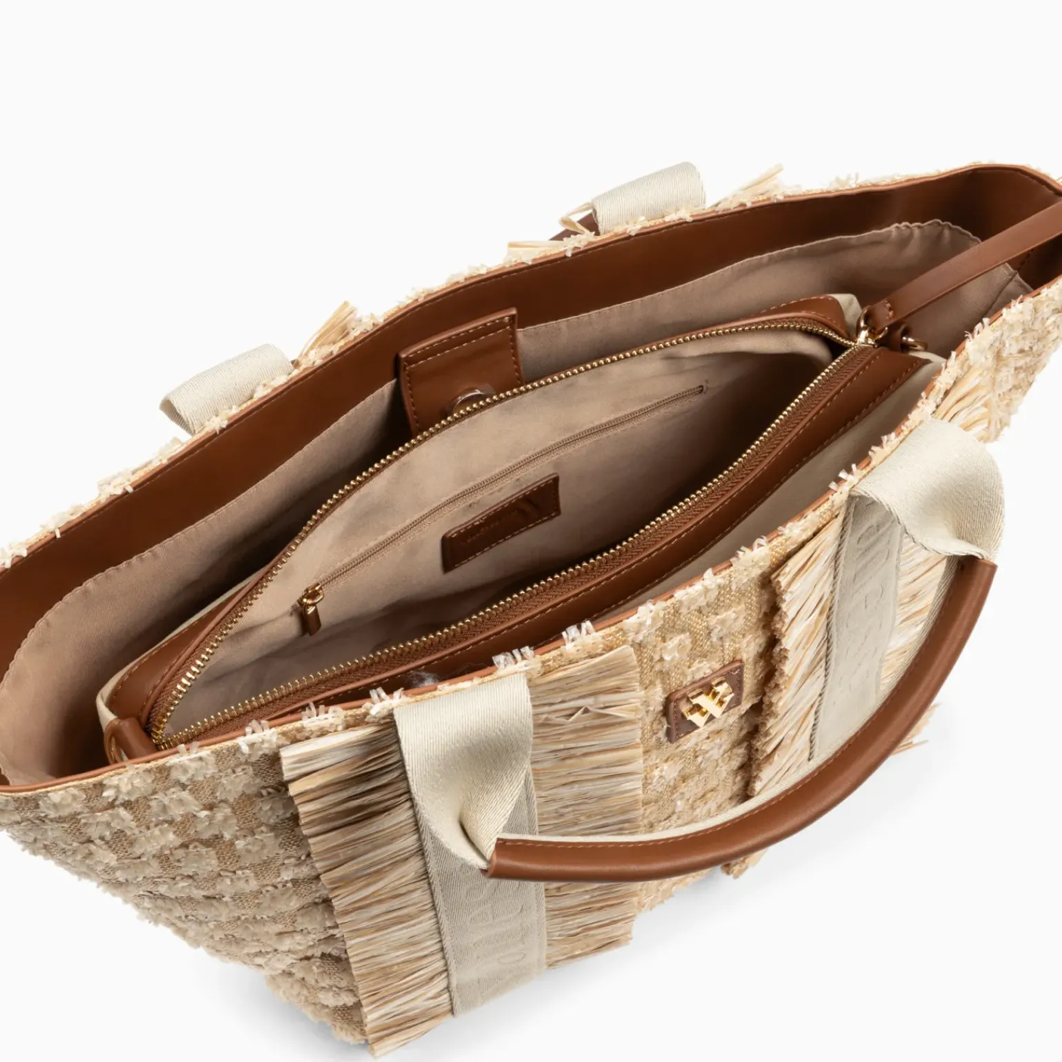 Sac À Main Vanessa Wu Maya Ma0105 Beige