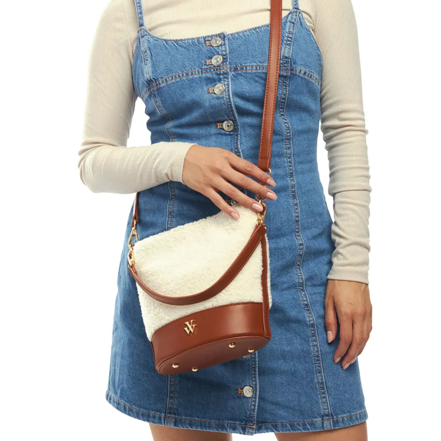 Sac À Main Vanessa Wu Milou Ma0093 Beige