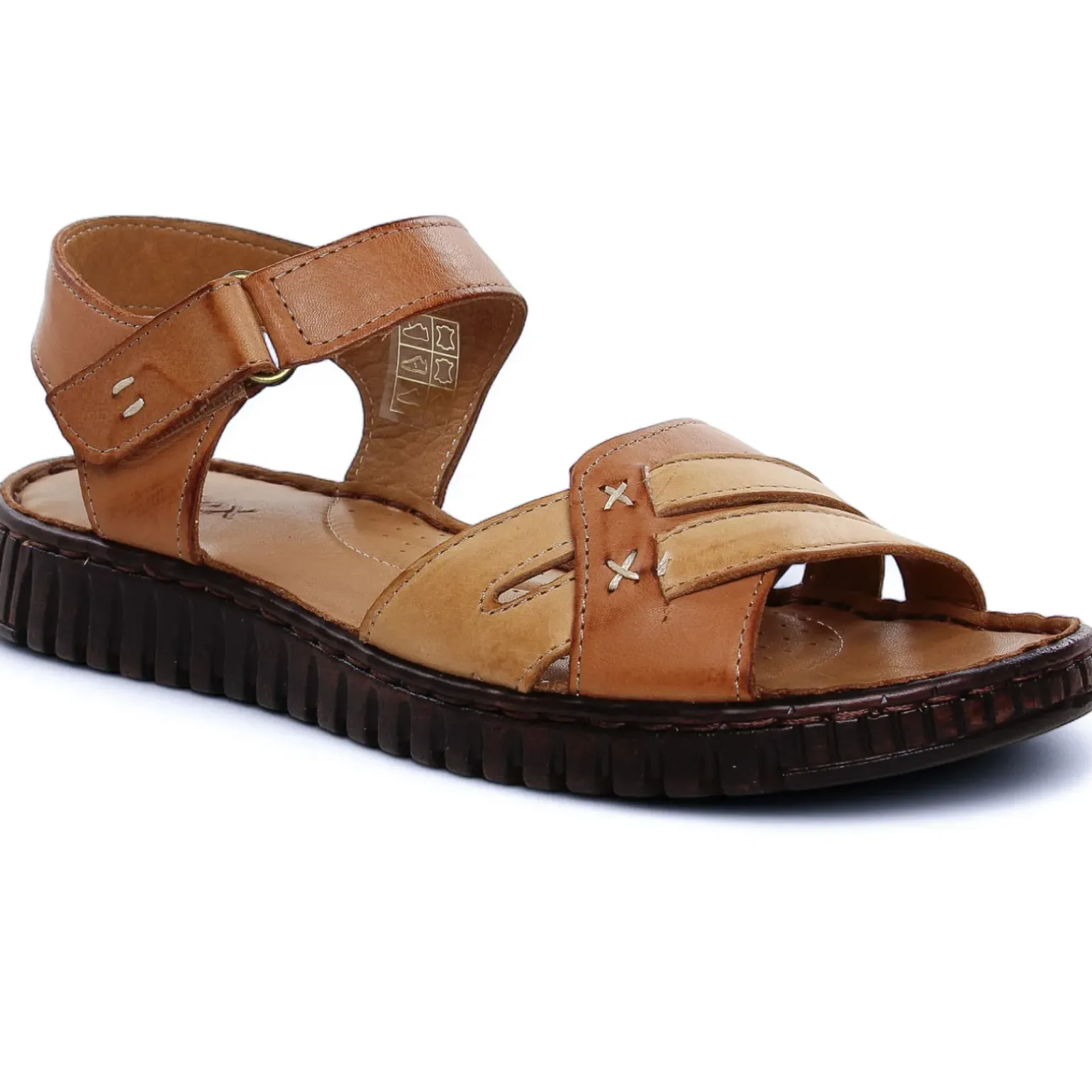 Sandales Altex Huguette Tan Brun