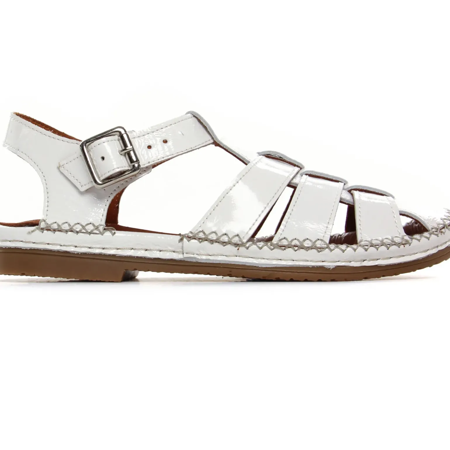 Sandales Coco Et Abricot Magescq Blanc