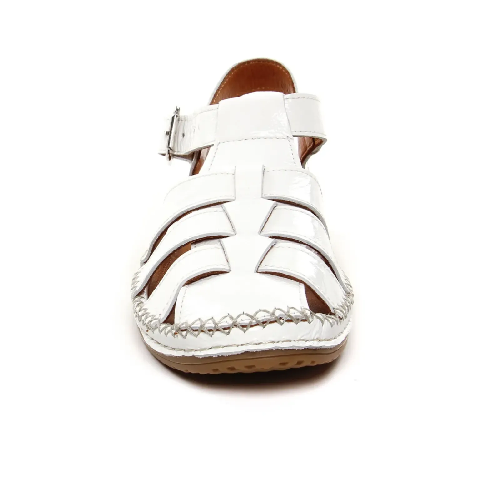 Sandales Coco Et Abricot Magescq Blanc