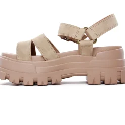 Sandales Compensées Buffalo 1602190 Beige