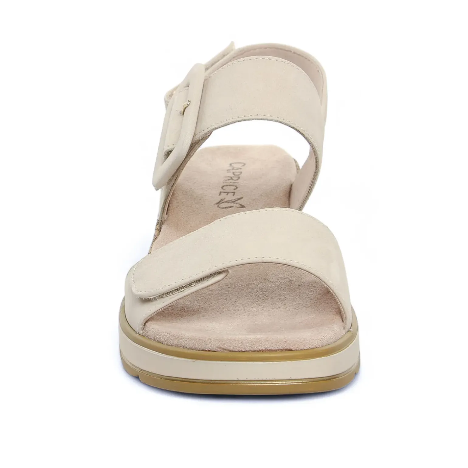 Sandales Compensées Caprice 28753 Snow Nubuc