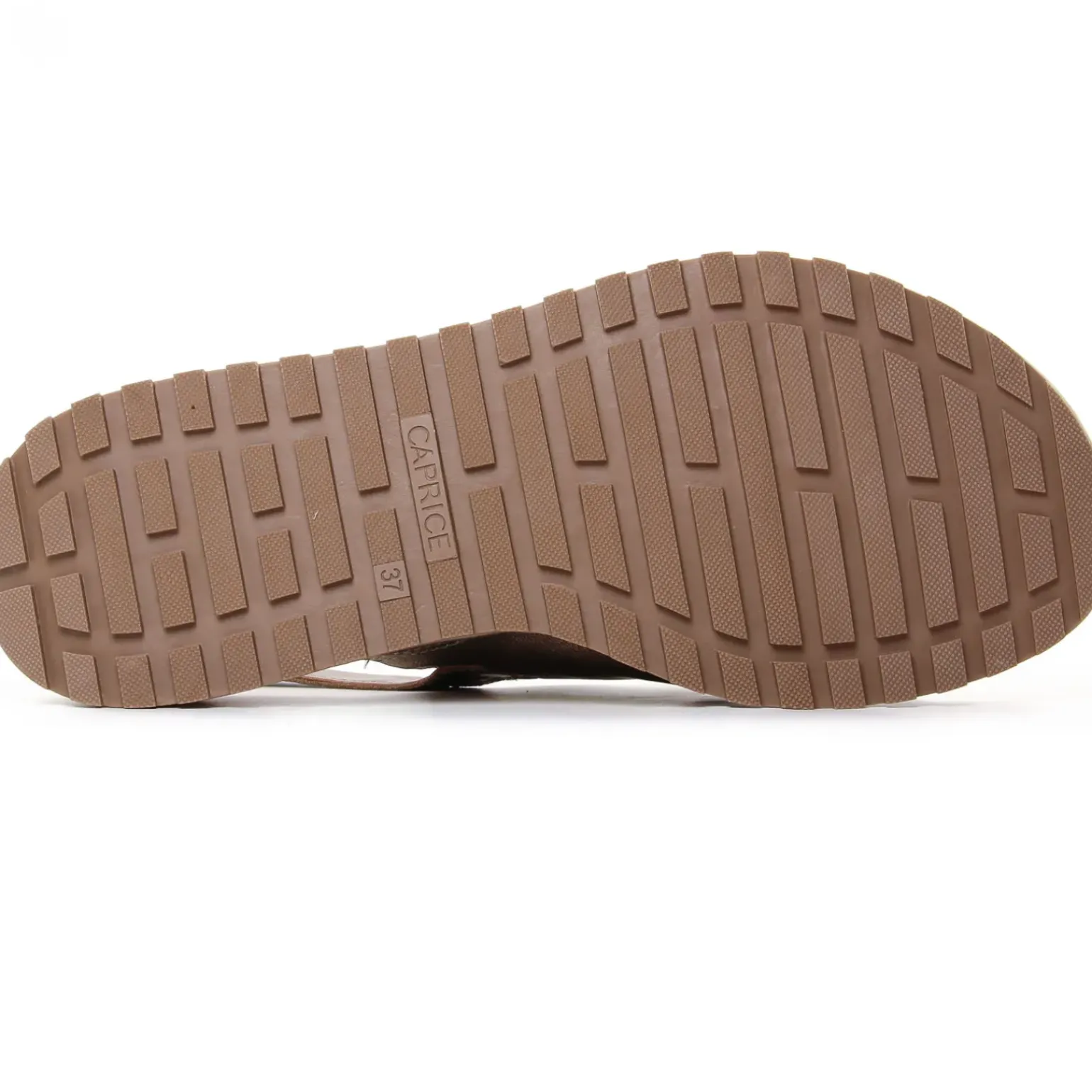Sandales Compensées Caprice 28703 Taupe Metallic