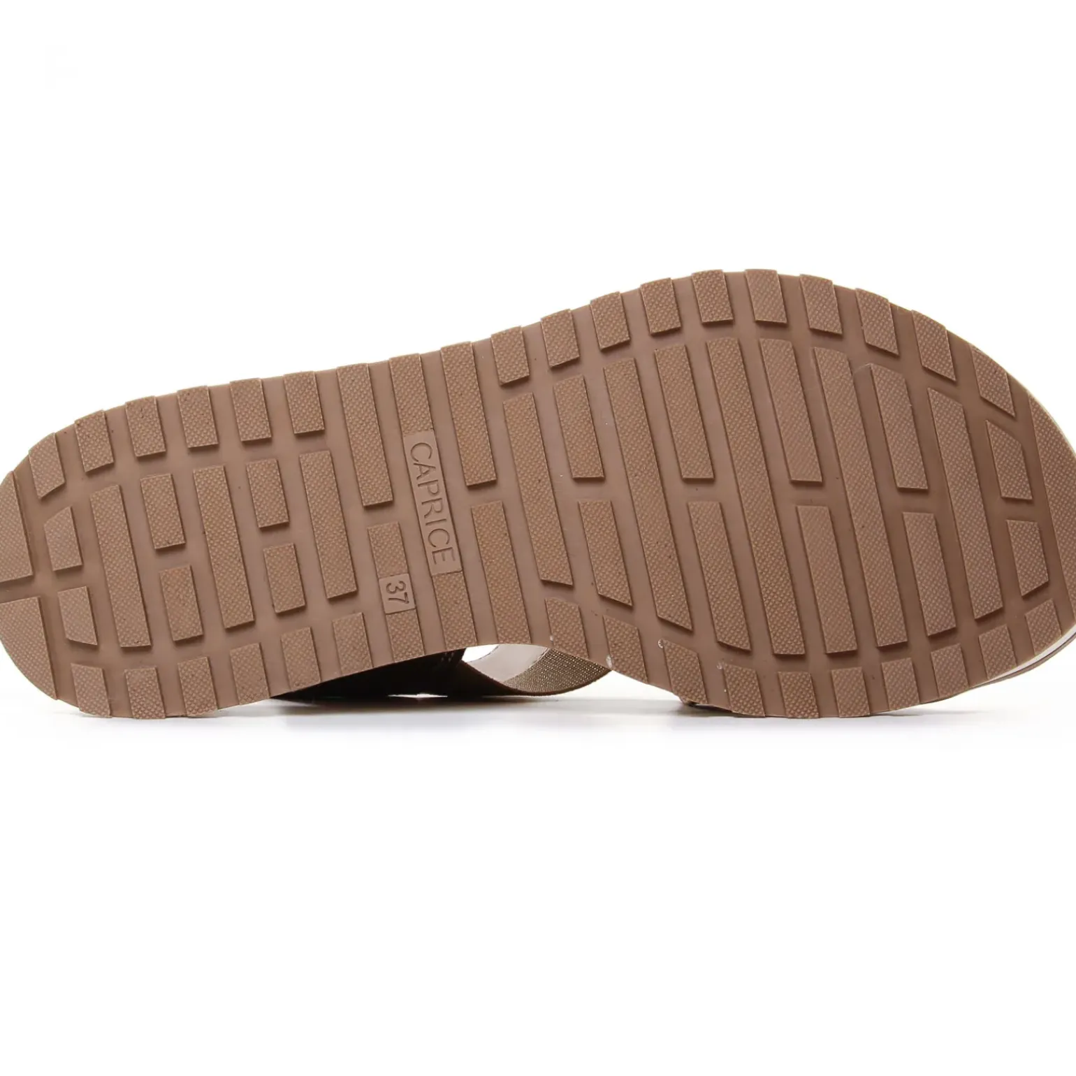 Sandales Compensées Caprice 28704 Taupe Metallic
