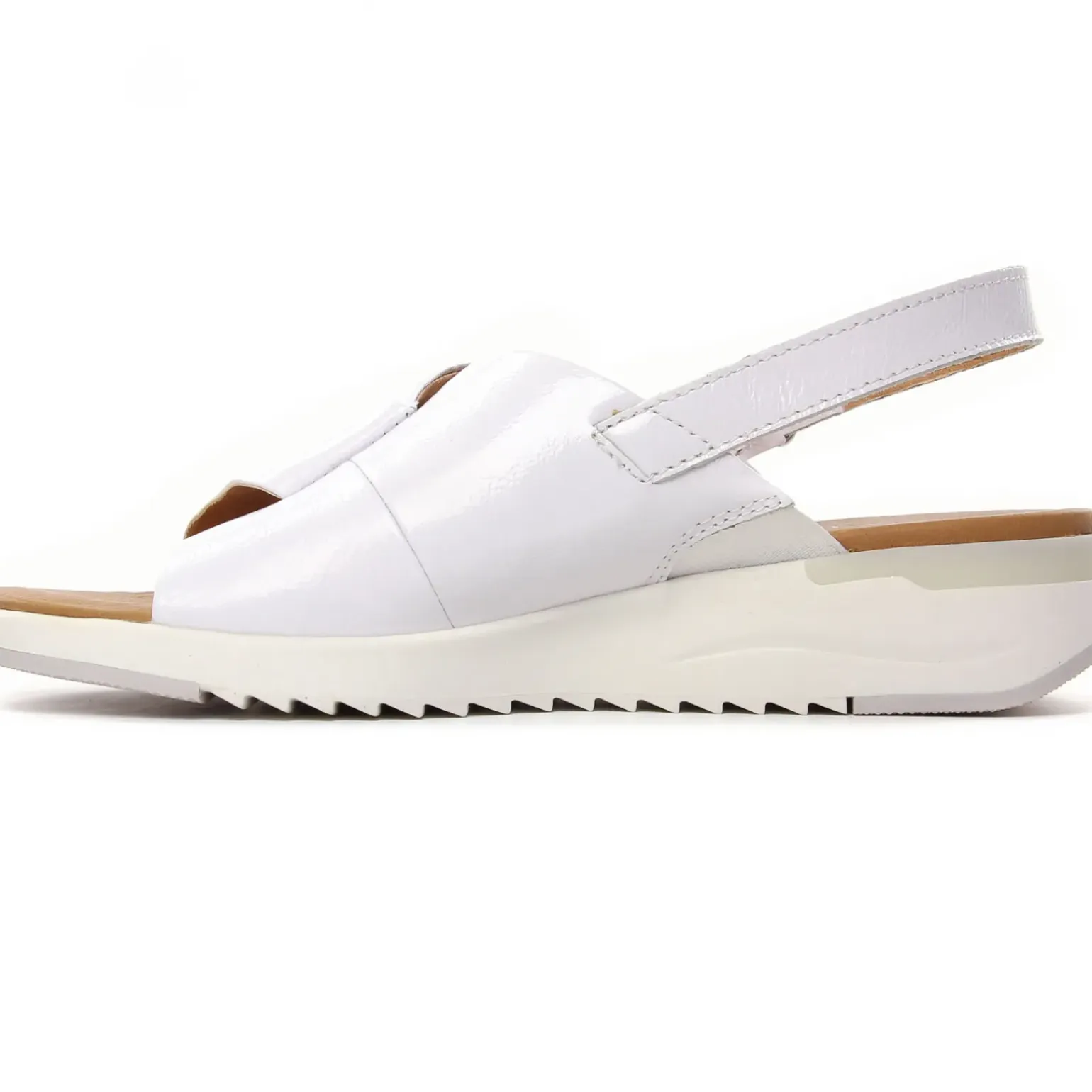Sandales Compensées Caprice 28702 White Naplak