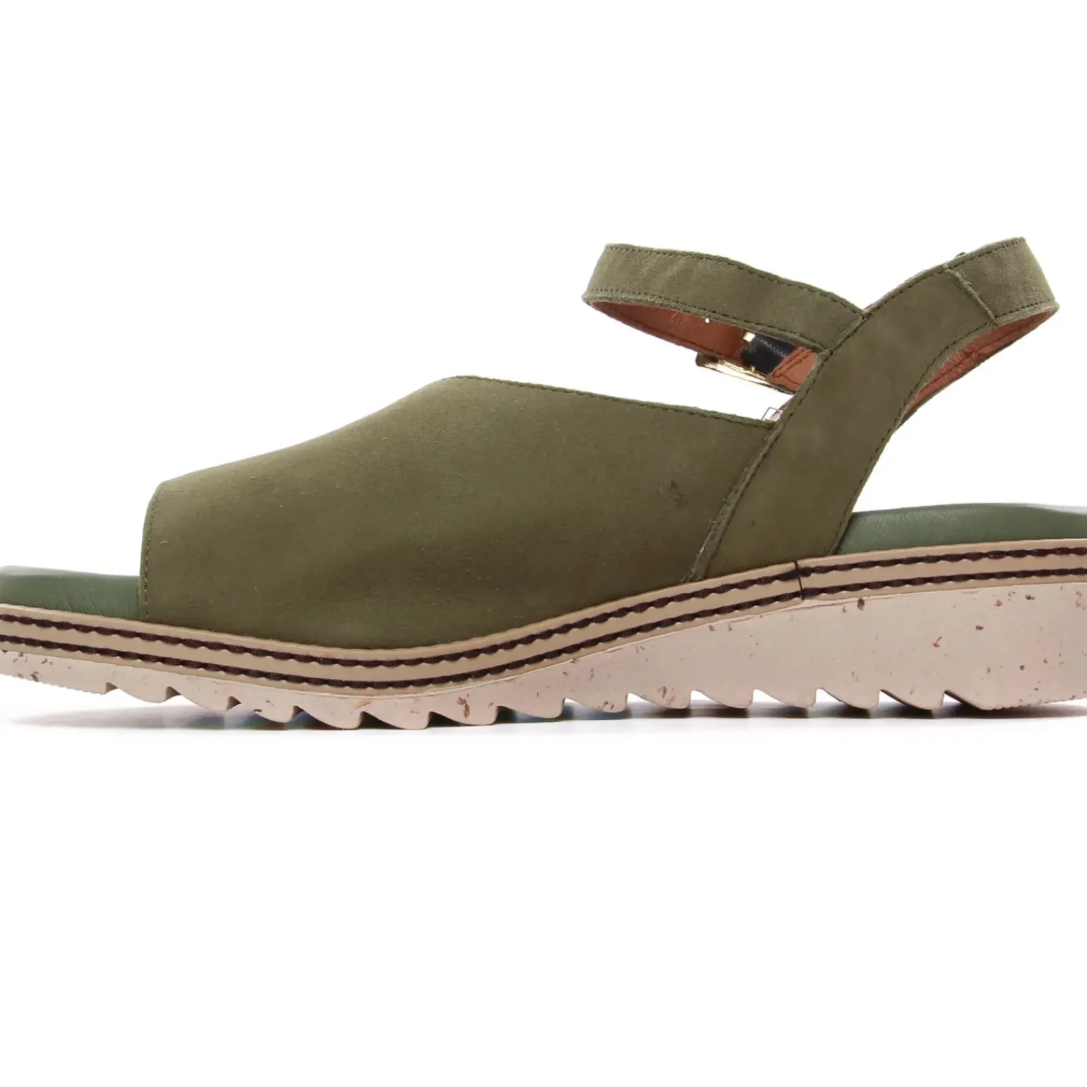 Sandales Compensées Dorking D8771 Kaki