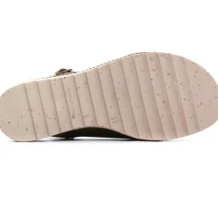 Sandales Compensées Dorking D8771 Kaki