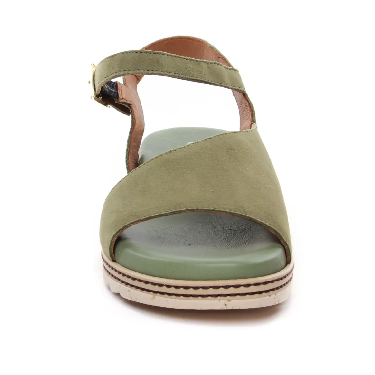 Sandales Compensées Dorking D8771 Kaki