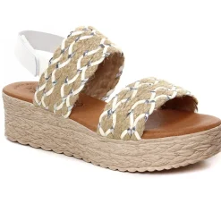 Sandales Compensées Eva Frutos 7557 Blanc