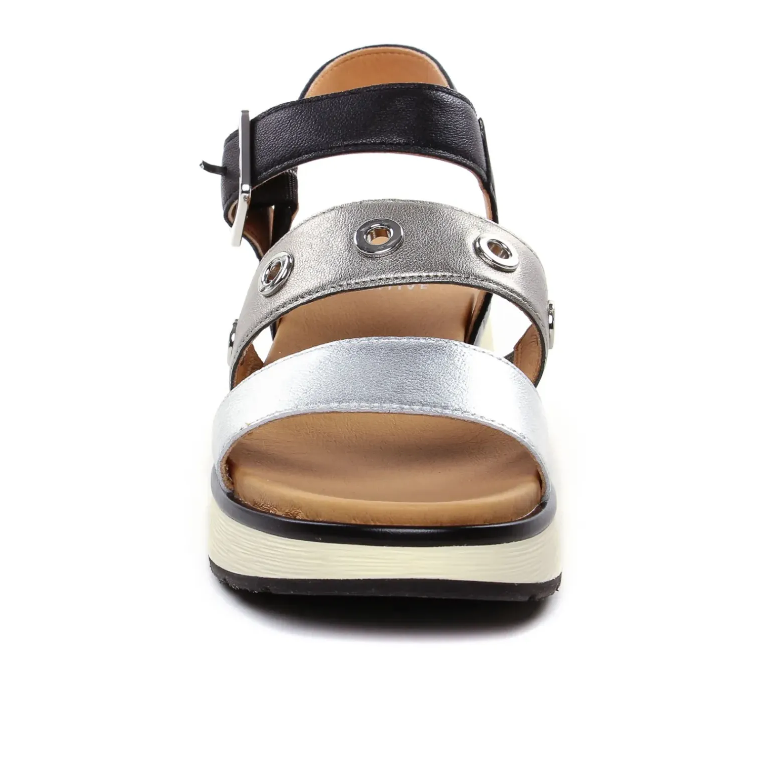 Sandales Compensées Fugitive Kinoa Noir