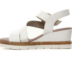 Sandales Compensées Jana 28370 White