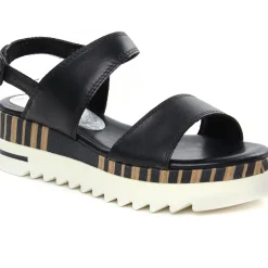 Sandales Compensées Marco Tozzi 28730 Black Antic