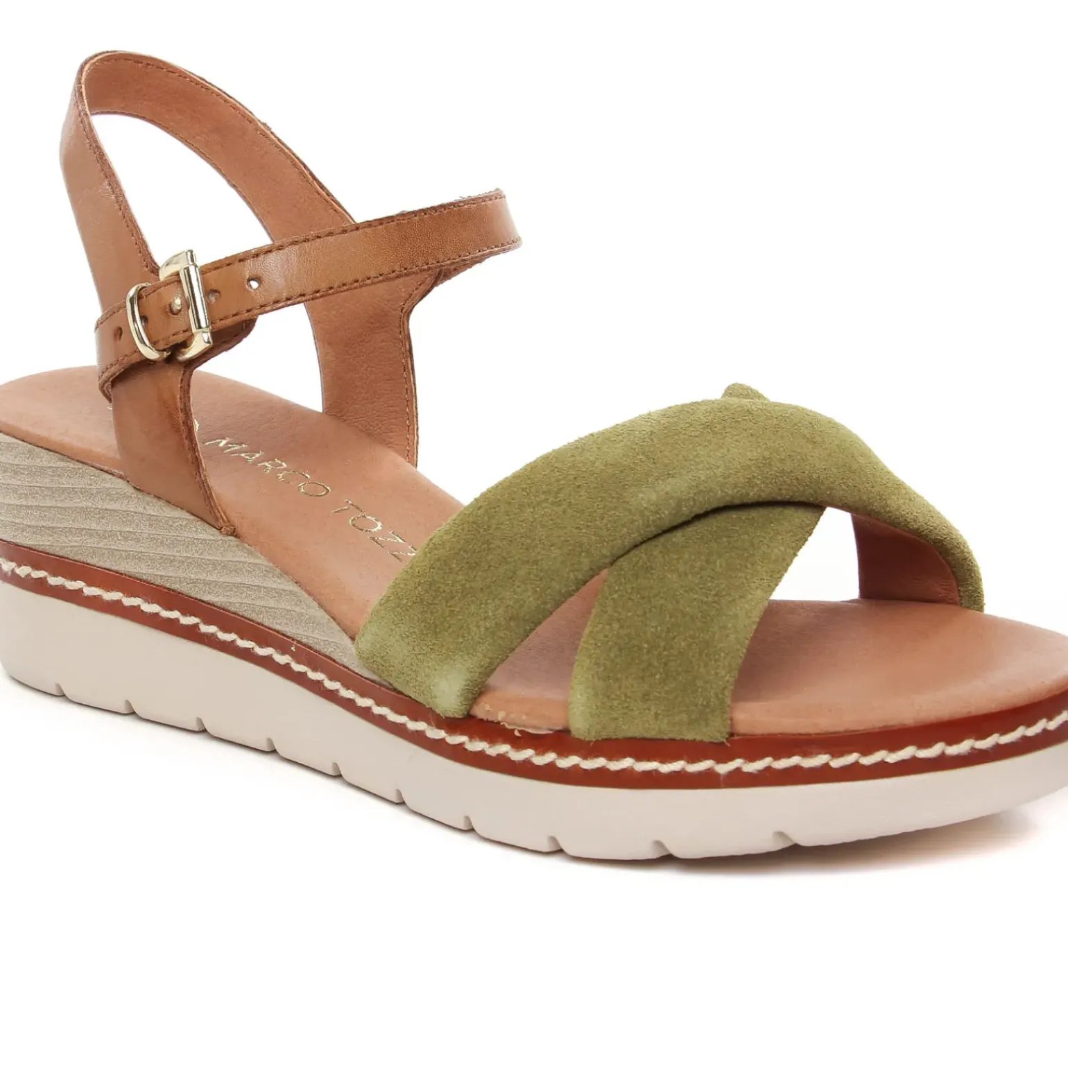 Sandales Compensées Marco Tozzi 28722 Fern Green Comb