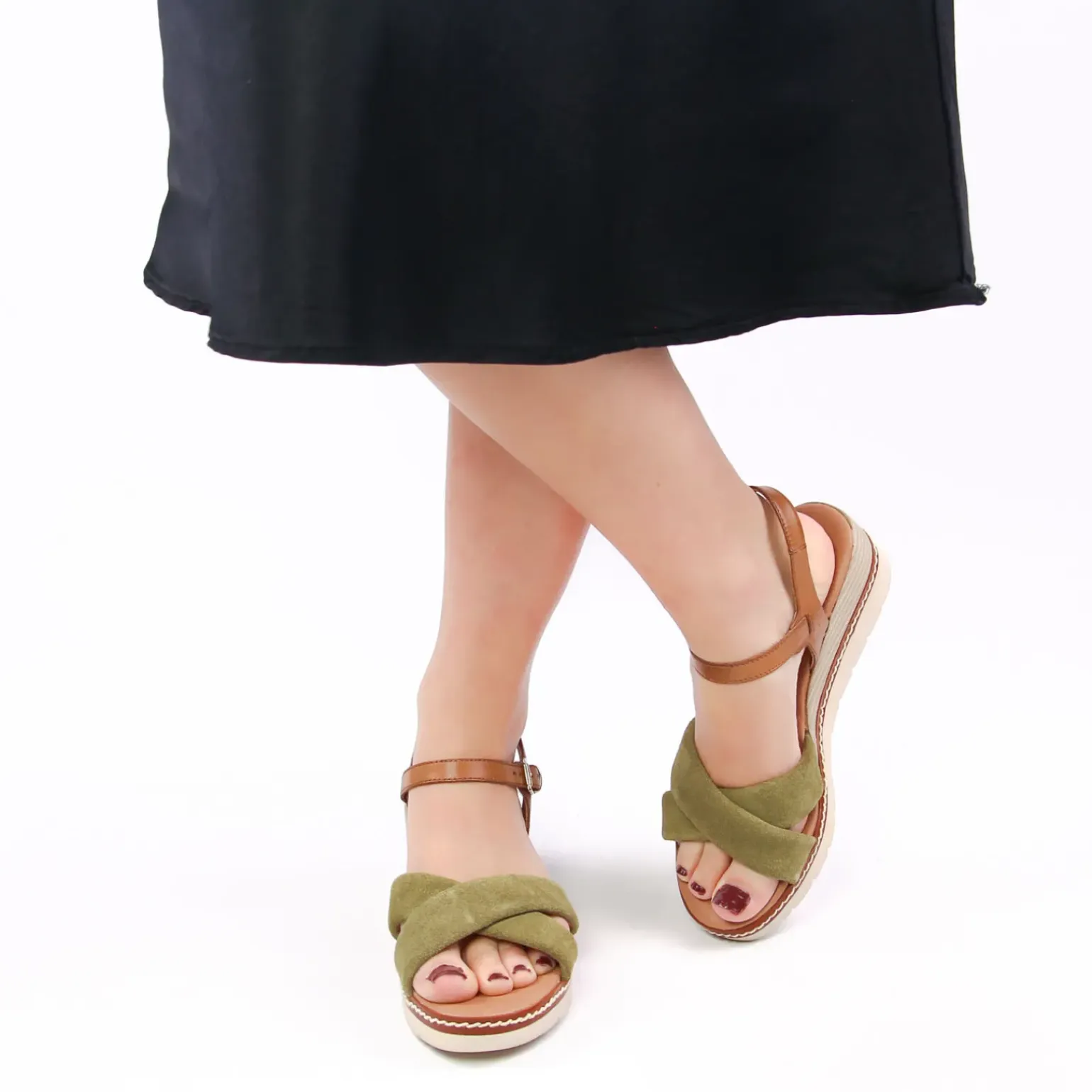 Sandales Compensées Marco Tozzi 28722 Fern Green Comb