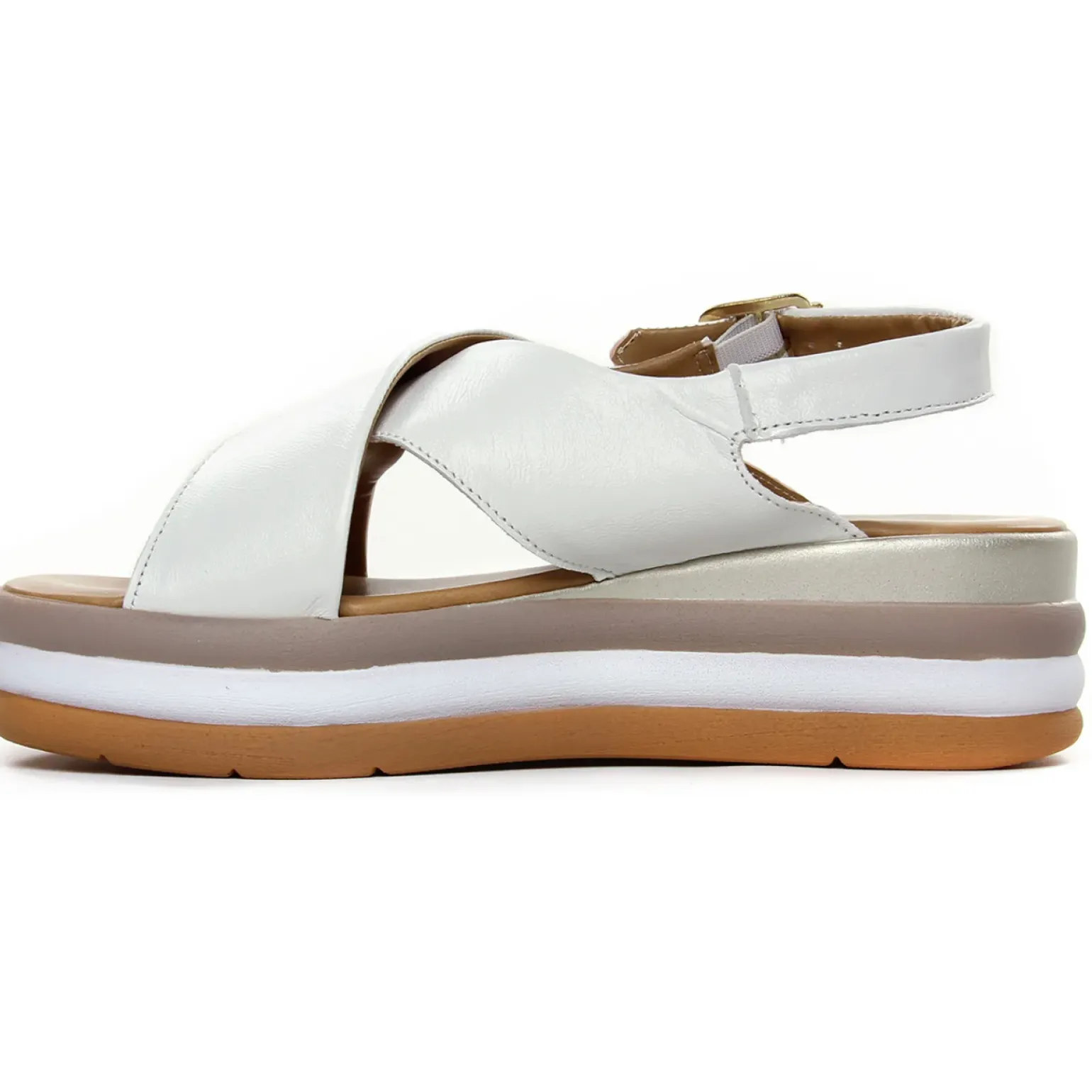 Sandales Compensées Marco Tozzi 28354 White Nappa