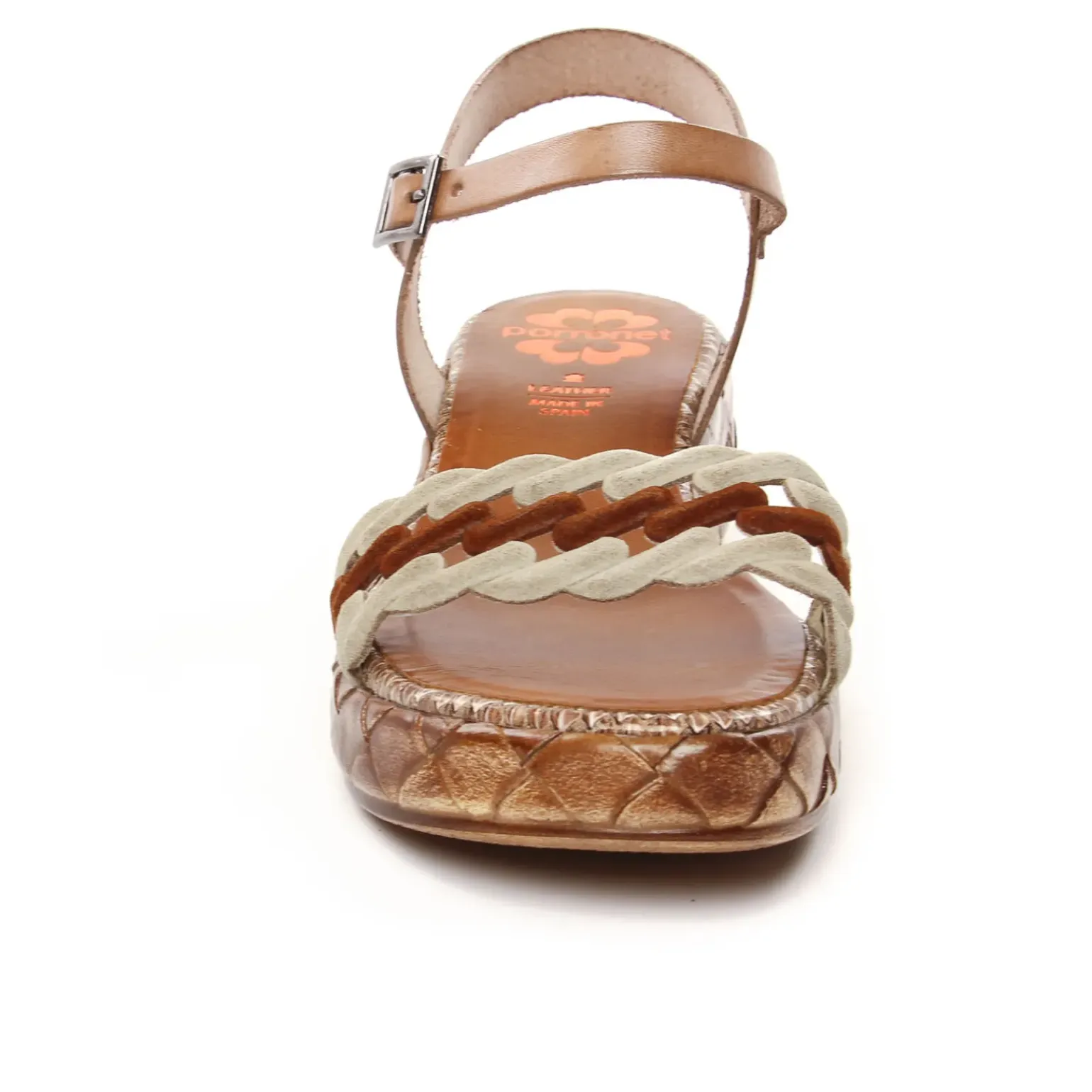 Sandales Compensées Porronet 2827 Taupe