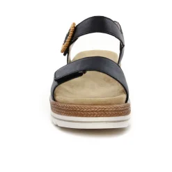 Sandales Compensées Remonte D0Q52-00 Noir