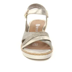 Sandales Compensées Remonte R6263-60 Metal Perle