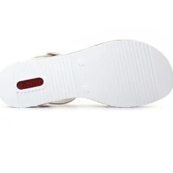 Sandales Compensées Rieker V3660-60 Nude Weiss