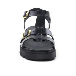 Sandales Compensées Scarlatine Co45420B Noir