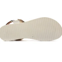 Sandales Compensées Scarlatine Co44948D Opalo Latte
