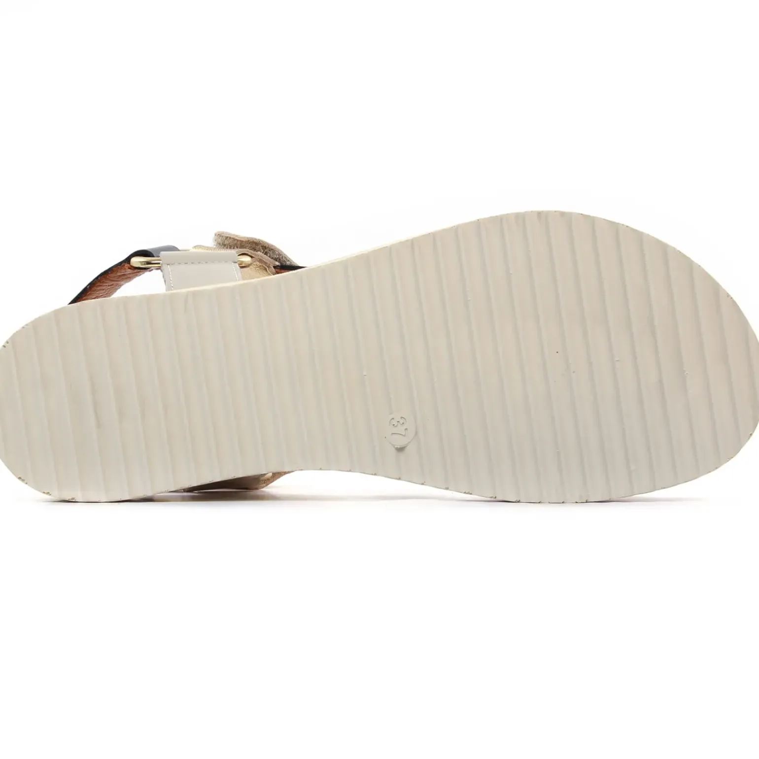 Sandales Compensées Scarlatine Co44948D Opalo Latte