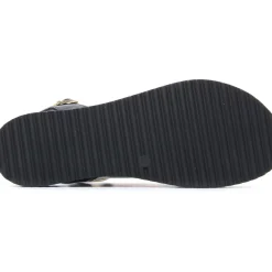 Sandales Compensées Scarlatine Co45090 Noir Fumo