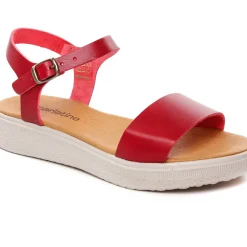 Sandales Compensées Scarlatine 34529 Rouge