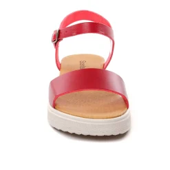 Sandales Compensées Scarlatine 34529 Rouge