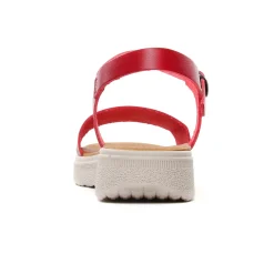 Sandales Compensées Scarlatine 34529 Rouge