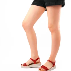 Sandales Compensées Scarlatine 34529 Rouge