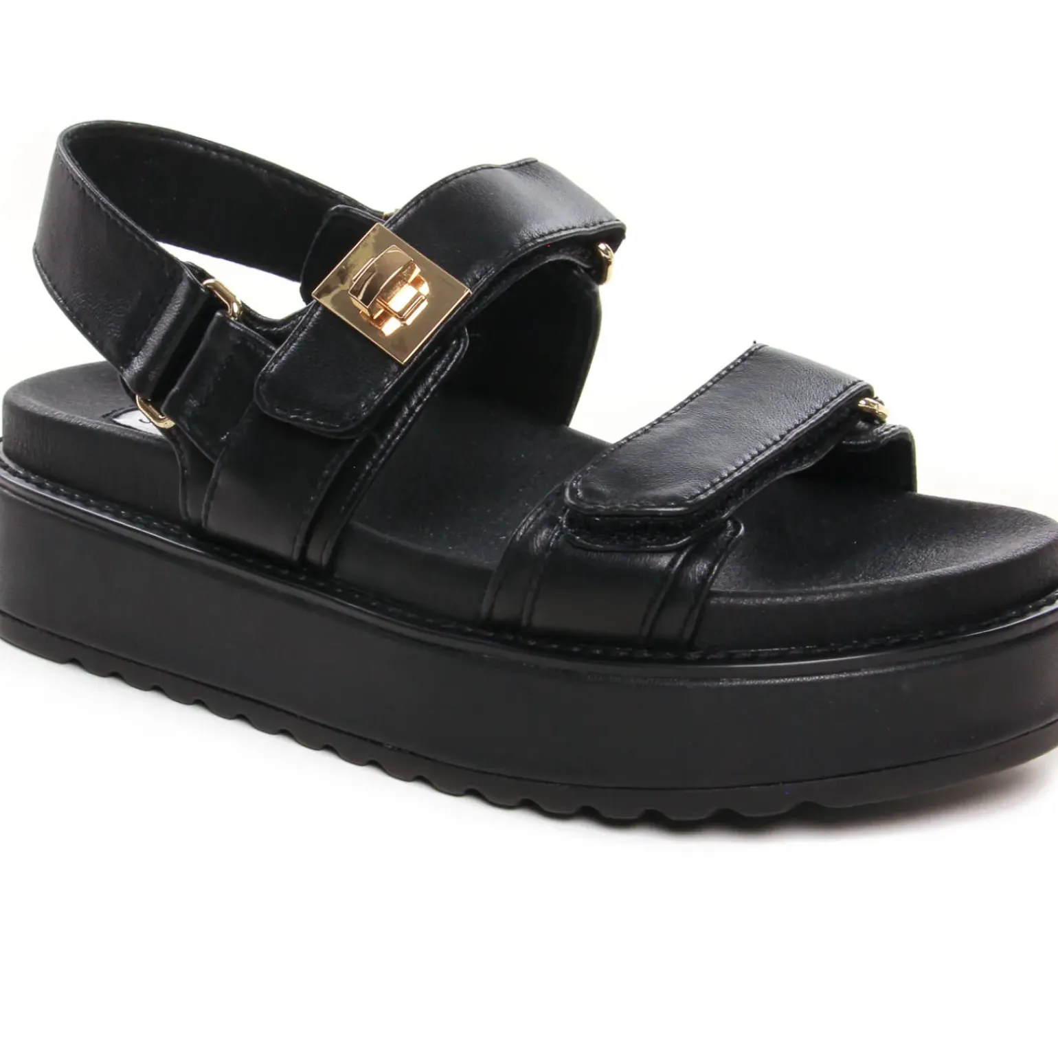 Sandales Compensées Steve Madden Bigmona Black