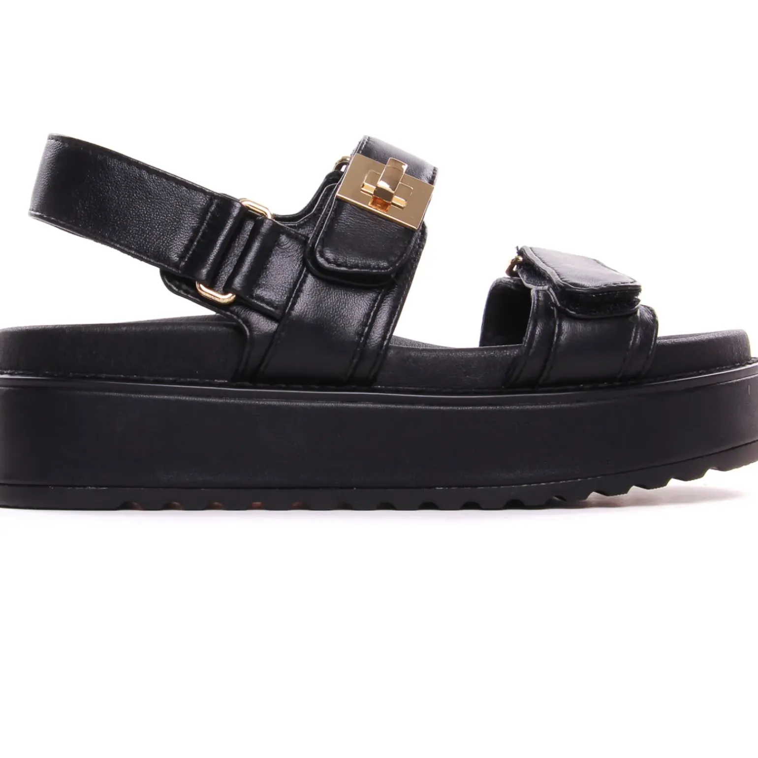 Sandales Compensées Steve Madden Bigmona Black