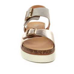 Sandales Fugitive Midor Velour Ciment