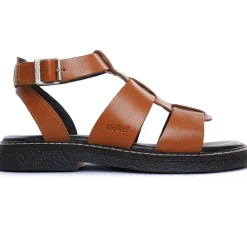 Sandales Kickers Lila Camel