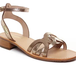 Sandales Les Tropeziennes Hireen Or Craquele