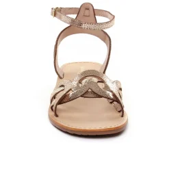 Sandales Les Tropeziennes Hireen Or Craquele