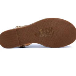 Sandales Mamzelle Olim Leo Beige Or