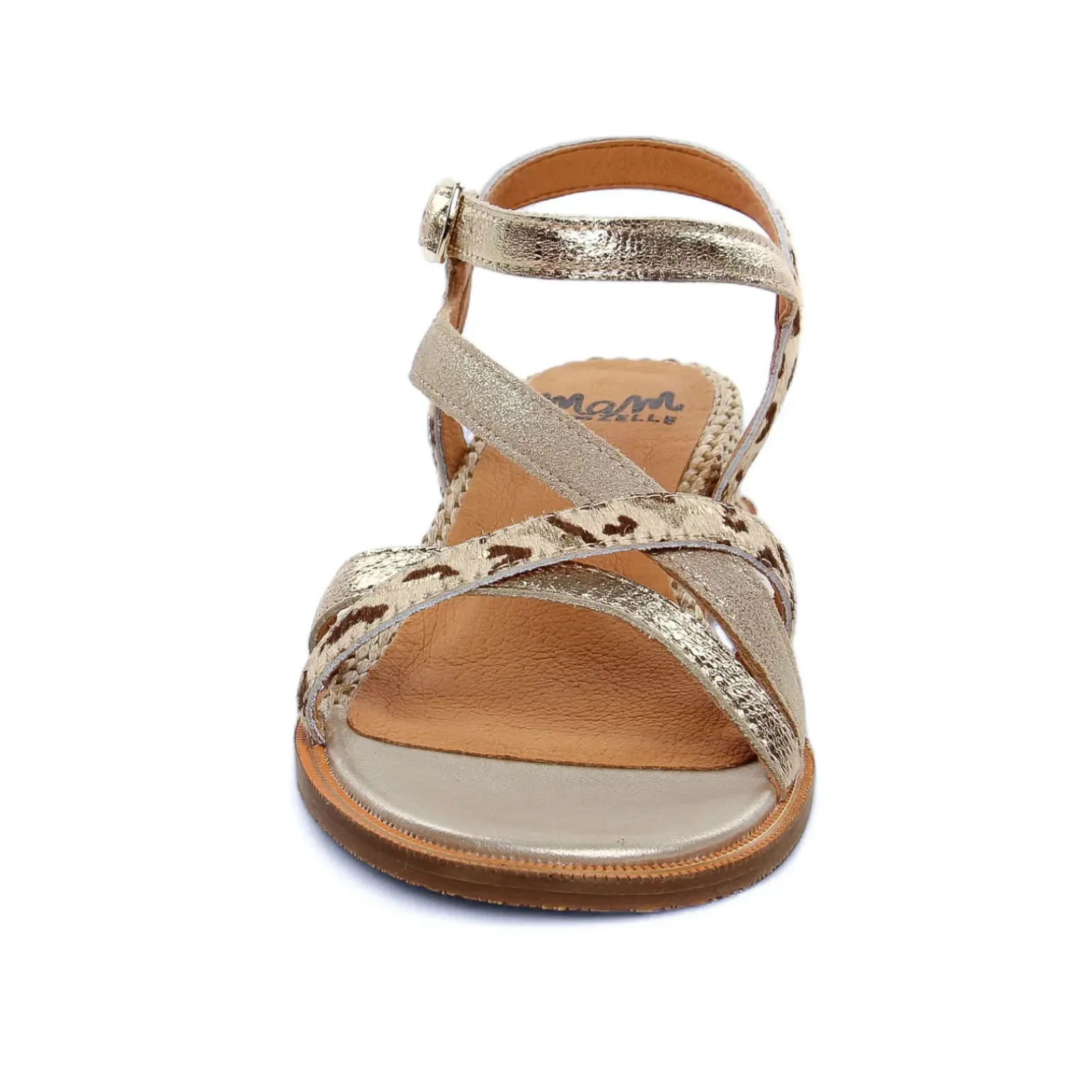 Sandales Mamzelle Olim Leo Beige Or