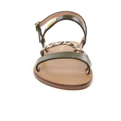 Sandales Plates Les Tropeziennes Batresse Kaki Multi