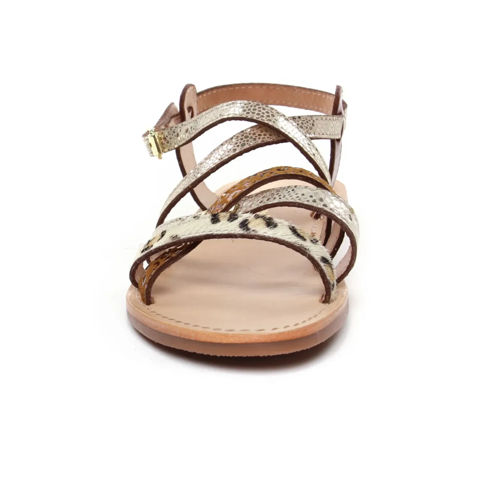 Sandales Plates Les Tropeziennes Hapaxgum Leop Multi