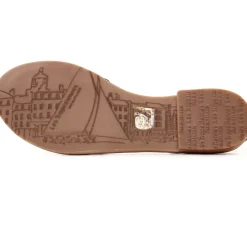 Sandales Plates Les Tropeziennes Monatres Noir Irise